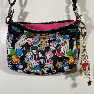 Tokidoki purse. Bright print with cute unicornio